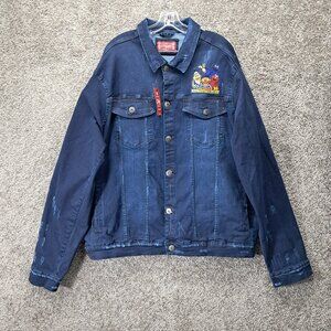 Stylo Los Angeles Men's Muppets Jean Jacket Limited Edition Hand Crafted 3XL